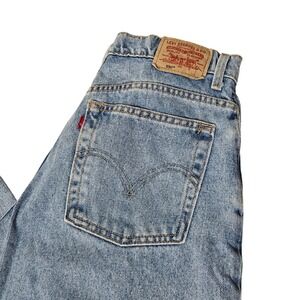 VTG Levi 550 Jeans Women  32x32 Y2K Relaxed Tapered Leg 14 denim
